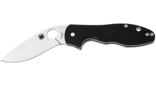 Bild für Spyderco Retract C276GP Satin 9Cr18MoV, Black G10, Taschenmesser, Ed Schempp Design