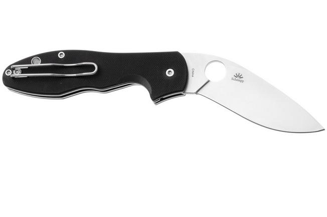Bild für Spyderco Retract C276GP Satin 9Cr18MoV, Black G10, Taschenmesser, Ed Schempp Design