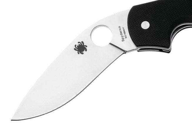 Bild für Spyderco Retract C276GP Satin 9Cr18MoV, Black G10, Taschenmesser, Ed Schempp Design