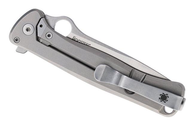 Afbeelding voor Spyderco Thyn C279TIP Titanium, Carbon Fiber Inlay, Böhler M390, zakmes, Michele Pensato design