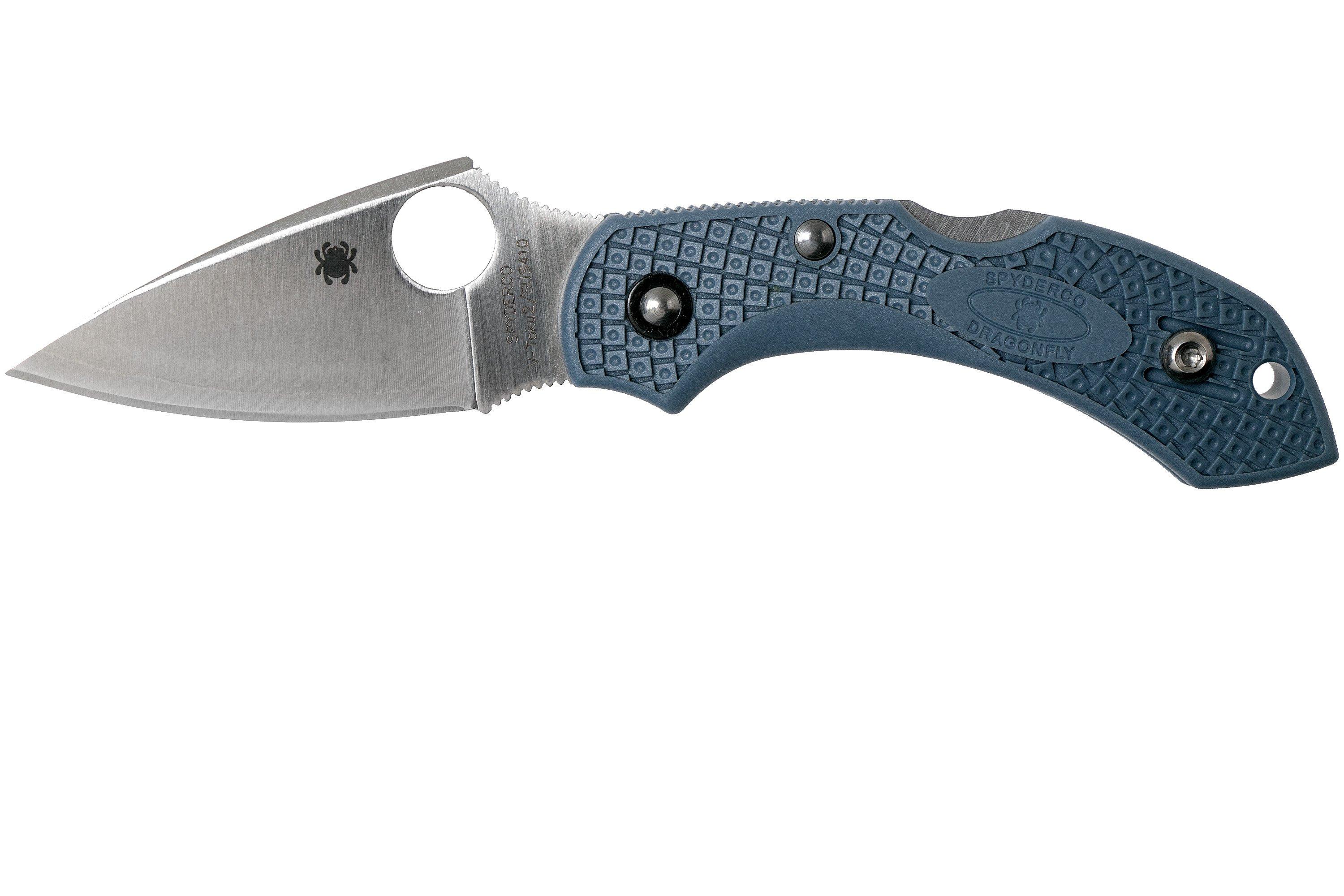 Spyderco Dragonfly 2 C28FPBLE2 VToku2 SUS410 Sprint Run pocket knife