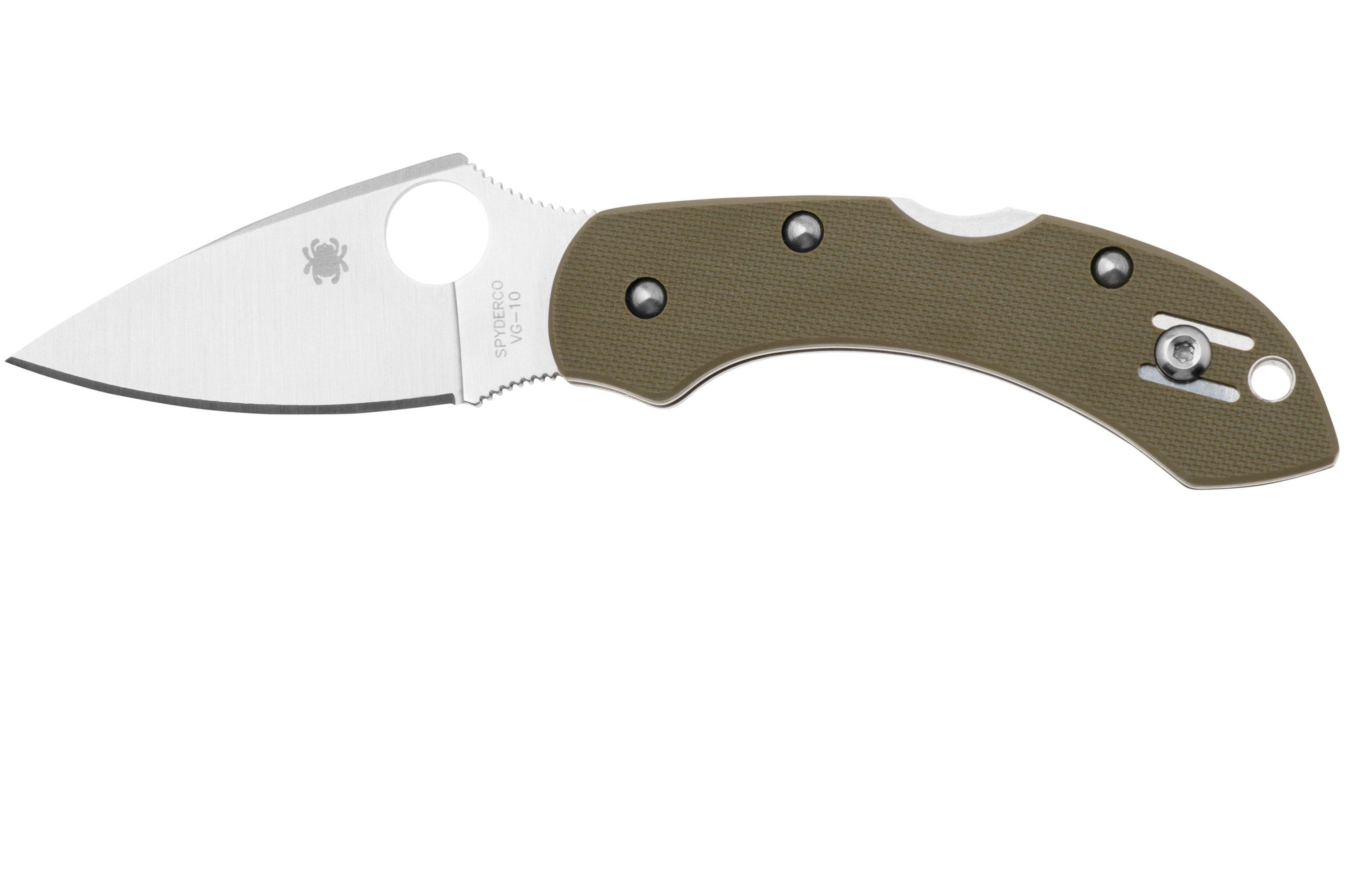 Spyderco Dragonfly Foliage Green G10 C28GPFG pocket knife 