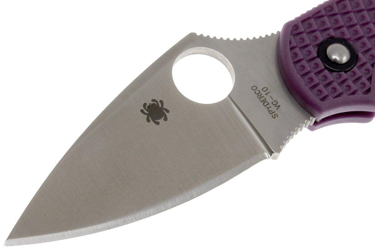 Spyderco Dragonfly2 Frn Vg10 Purple C28ppr2 Advantageously Shopping