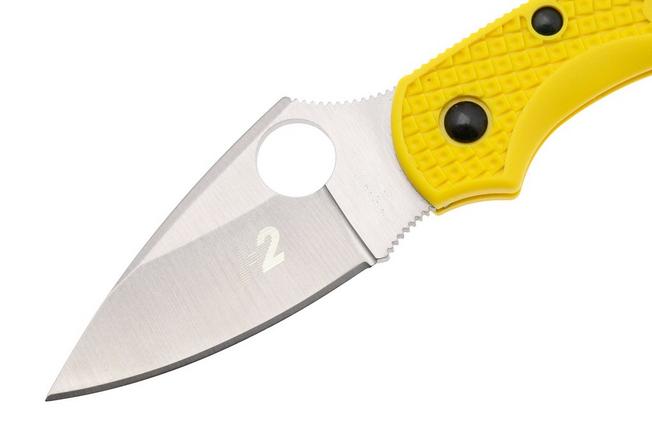 Imagen para Spyderco Dragonfly 2, Salt, H1 acero inoxidable absoluto