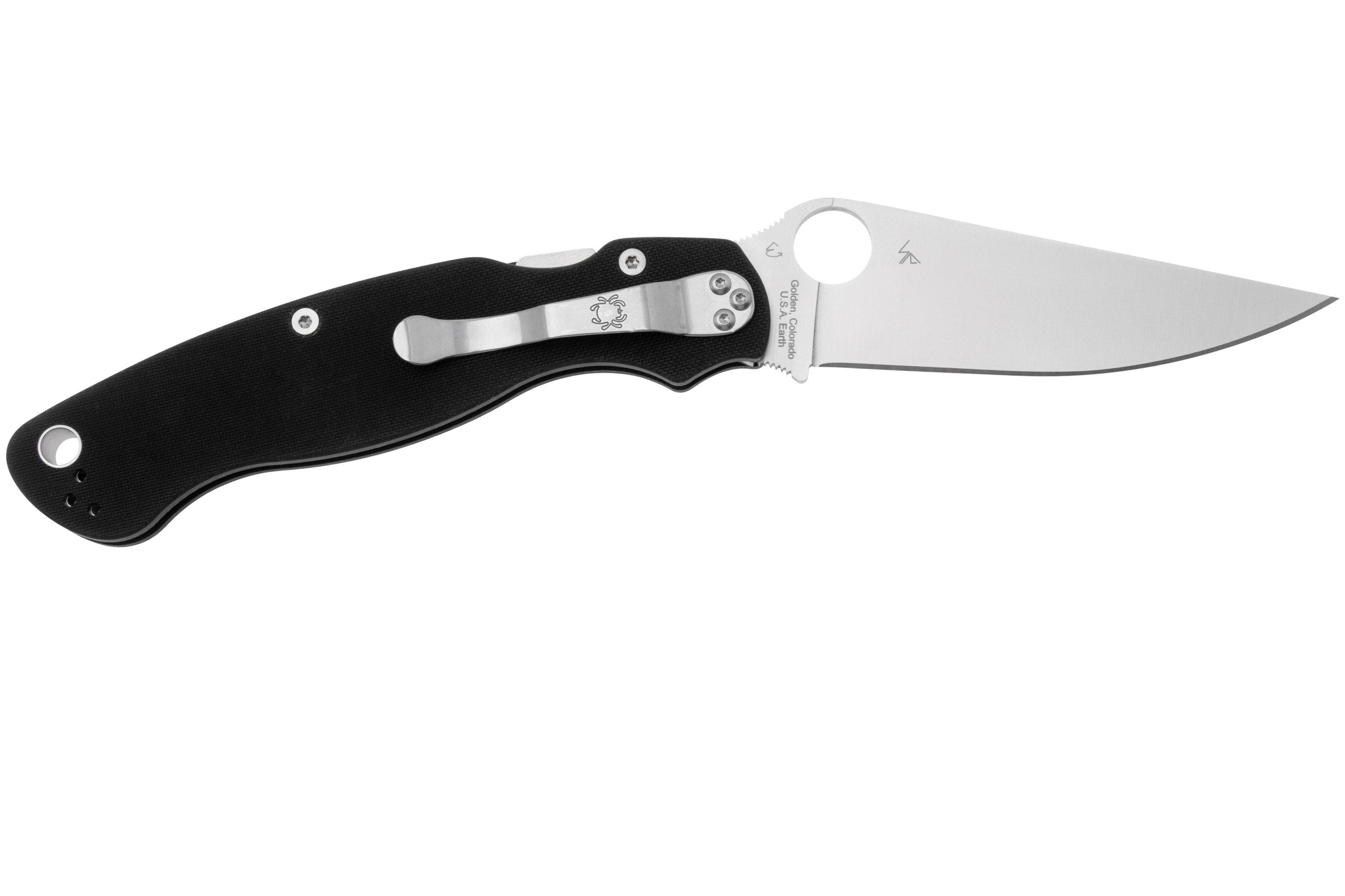 Spyderco Military 2 C36GP2 Black G10, zakmes Voordelig kopen bij