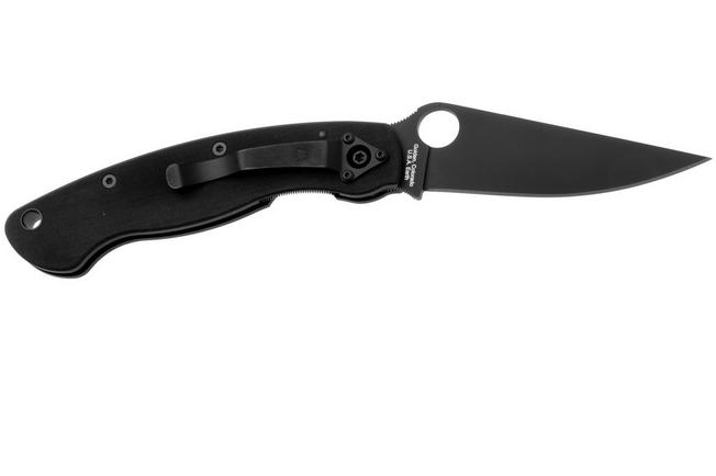Bild für Spyderco Military Black C36GPBK Taschenmesser, schwarz