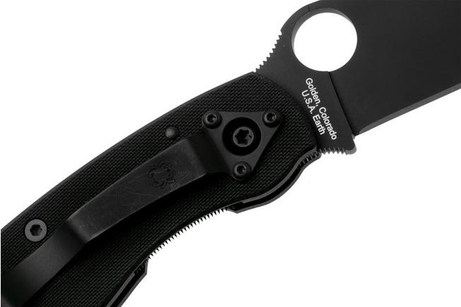 Bild für Spyderco Military Black C36GPBK Taschenmesser, schwarz