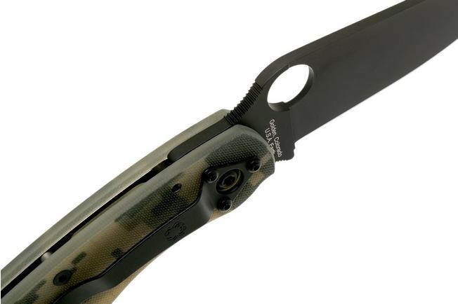 Navaja Spyderco Military, Digital Camo, negro C36GPCMOBK