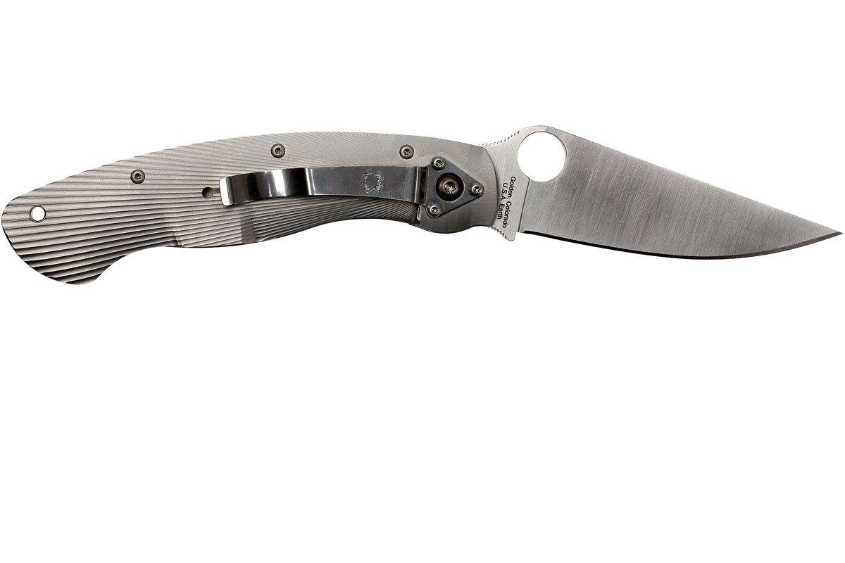 Spyderco Military Fluted Titanium C36TIF zakmes Voordelig kopen bij