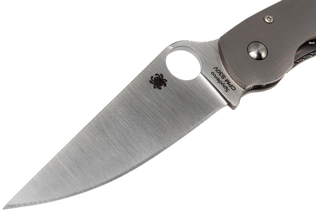 Spyderco Military Fluted Titanium C36TIF pocket knife Advantageously