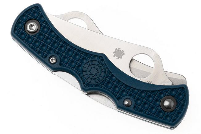 Image for Spyderco Dyad Jr. Lightweight CPM SPY27 C39P-SCBL Cobalt Blue FRN, Sprint Run pocket knife