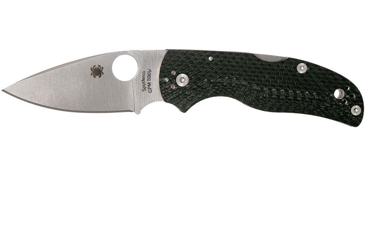 Spyderco Native 5 Fluted Carbonfiber S90V C41CFFP5 pocket knife ...