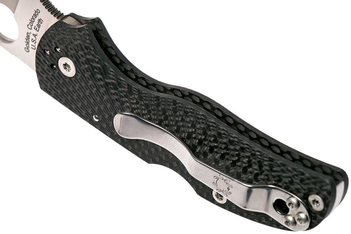 Spyderco Native 5 Fluted Carbonfiber S90V C41CFFP5 pocket knife