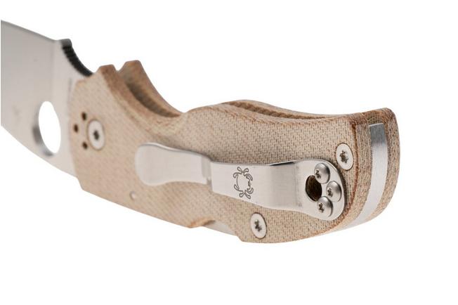 Bild für Spyderco Native 5 C41MPCW5, Satin CPM Cru-Wear, Brown Canvas Micarta Taschenmesser