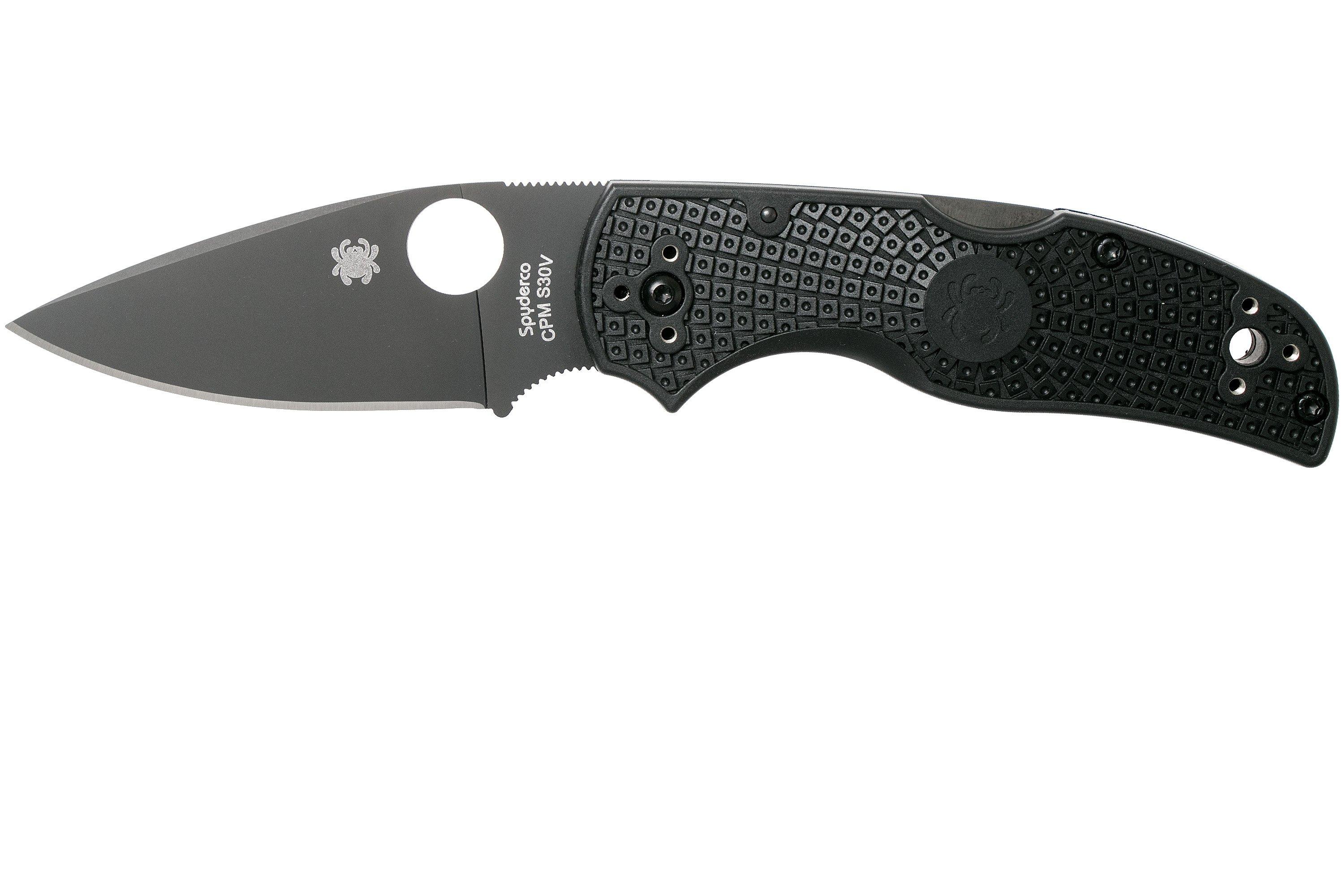 Spyderco Native 5 Black C41PBBK5 pocket knife | Advantageously shopping ...