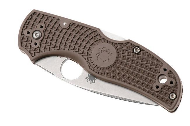 Image for Spyderco Native 5 Lightweight CPM 15V C41PBN15V5 Brown FRN, Sprint Run pocket knife