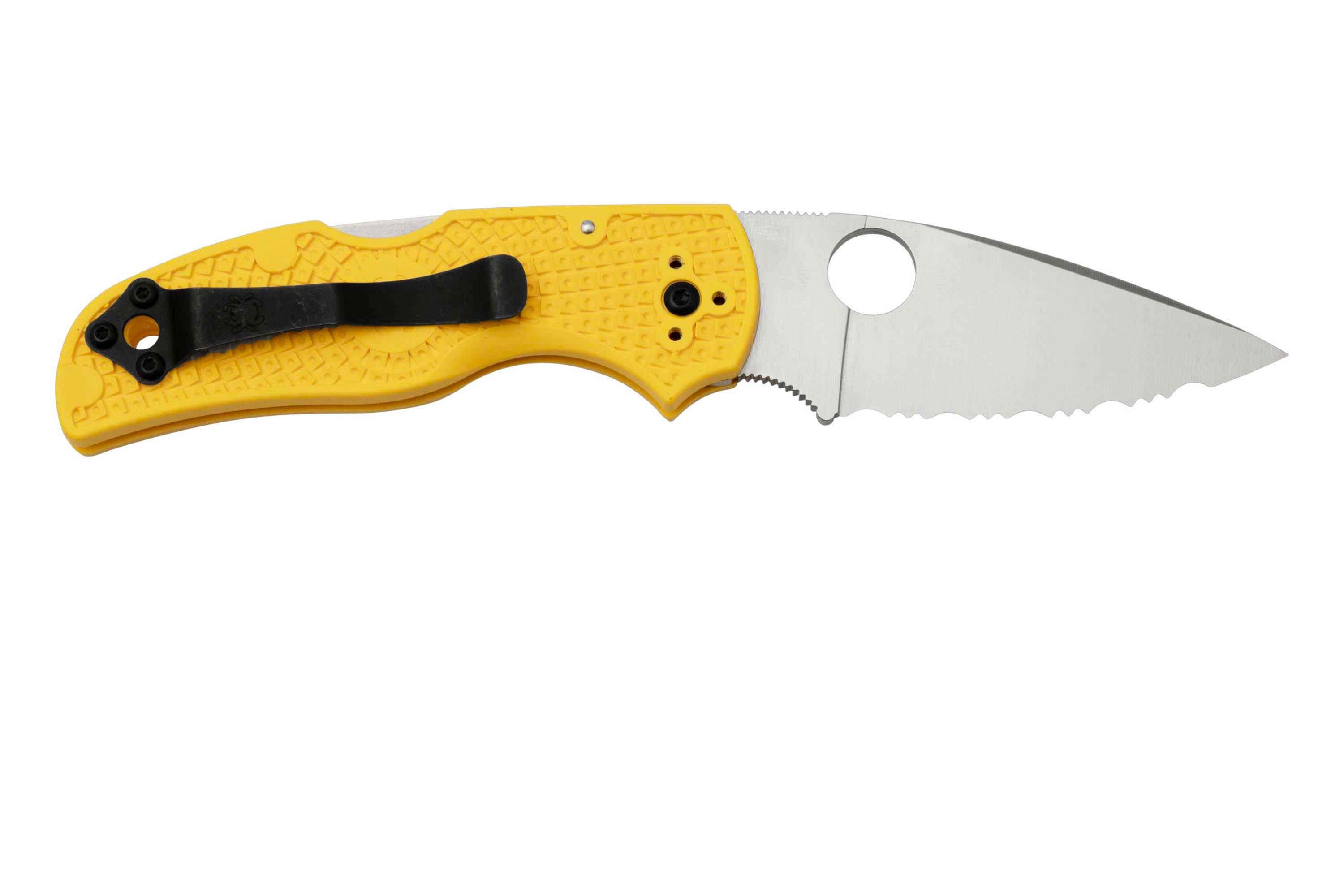  Spyderco C41GP5 Native5 G-10, cuchillo de filo liso. :  Herramientas y Mejoras del Hogar