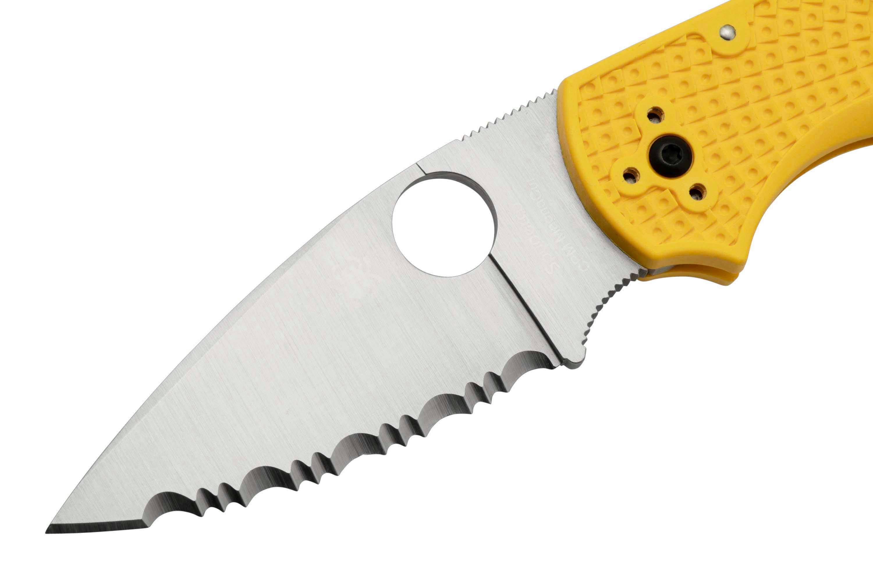 Spyderco Native 5 Salt C41SYL5 serrated pocket knife Advantageously