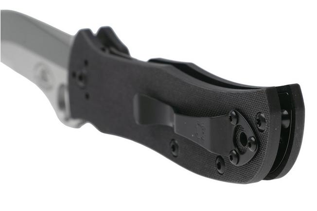 Image for Spyderco Starmate C55G20CVP Satin CPM 20CV, Black G10, Sprint Run pocket knife, Bob Terzuola design