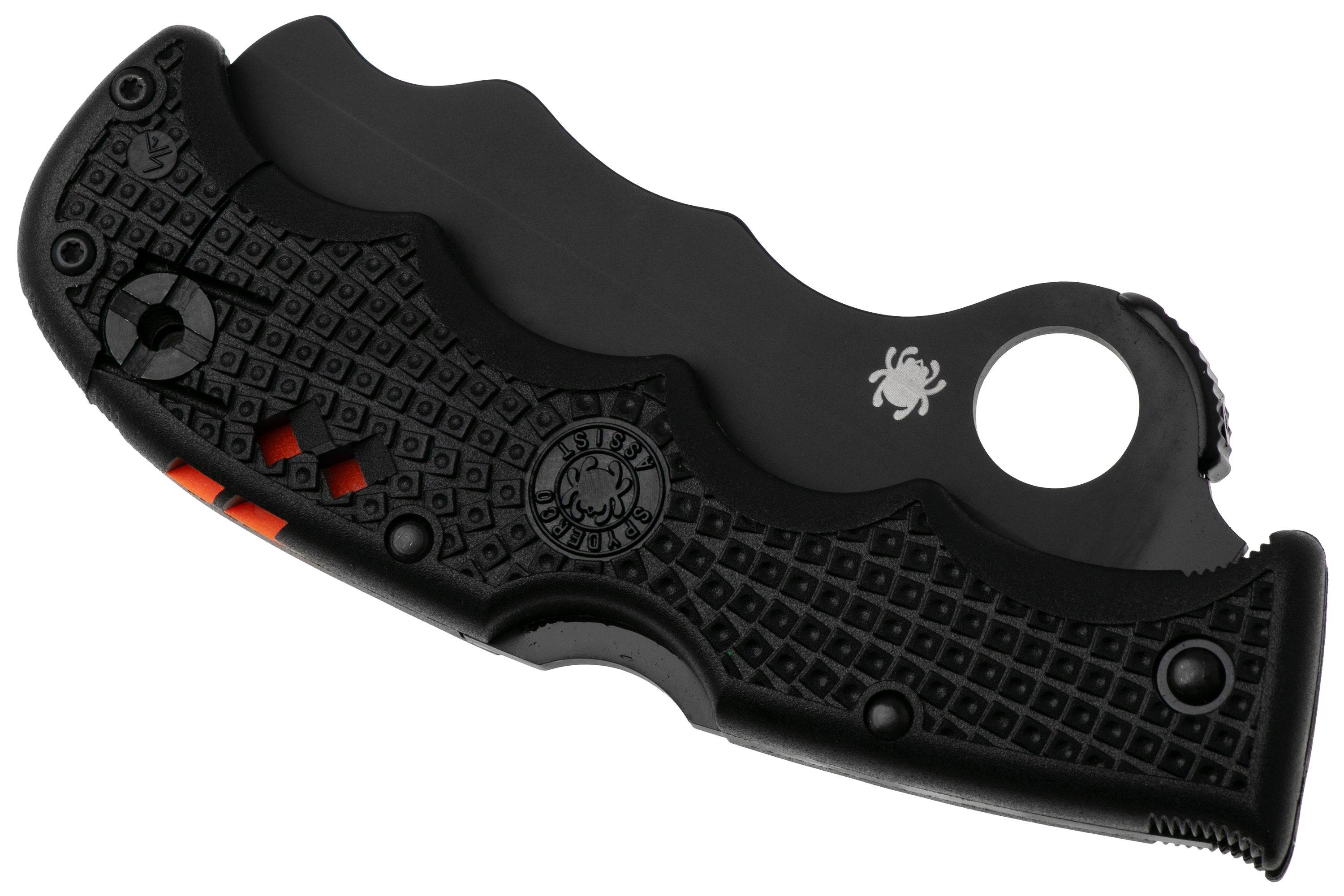 Spyderco Assist Black C79PSBBK serrated rescue knife