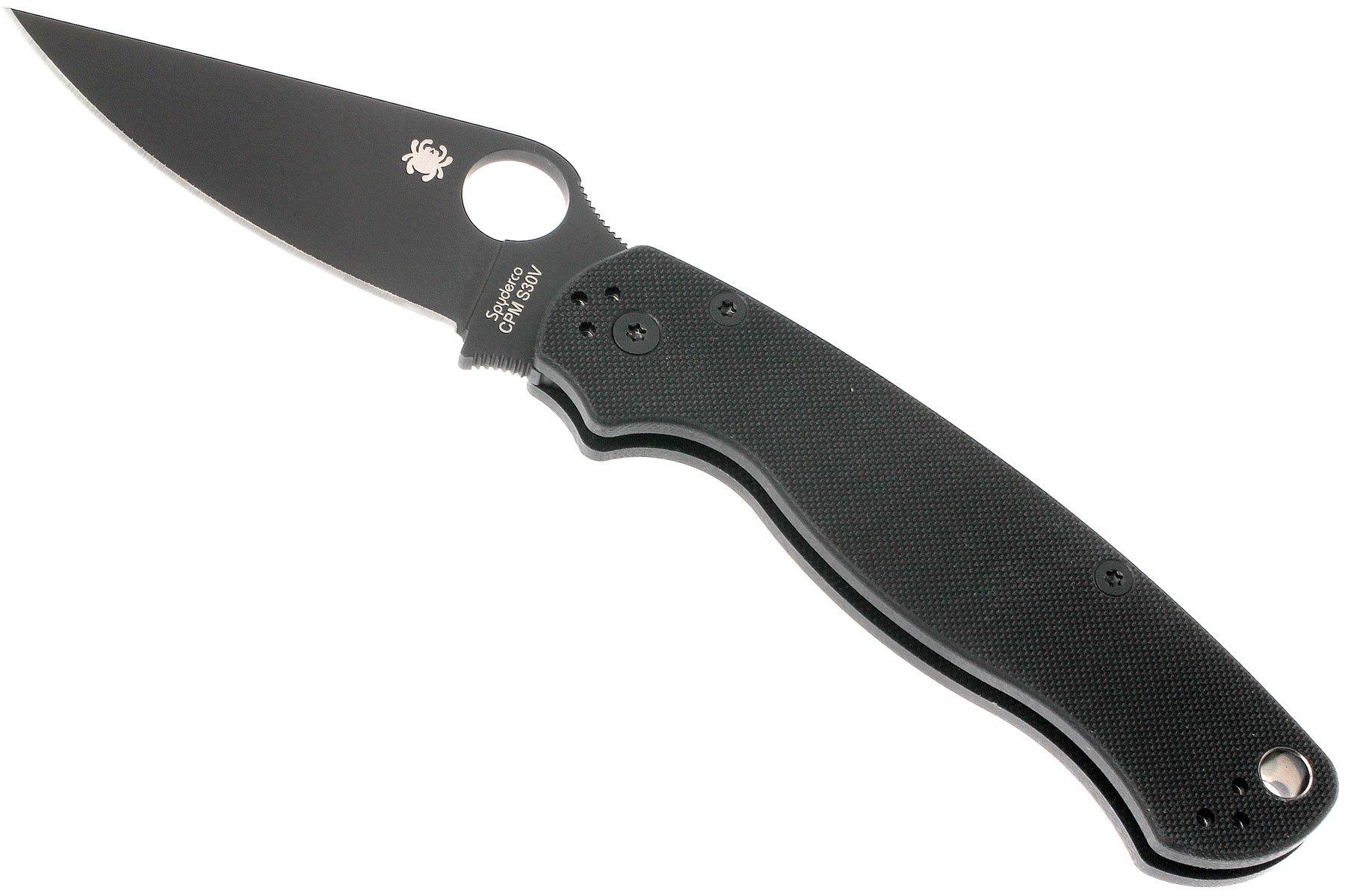 Spyderco Paramilitary 2 Black C81gpbk2 Taschenmesser Gunstiger Shoppen Bei Knivesandtools De