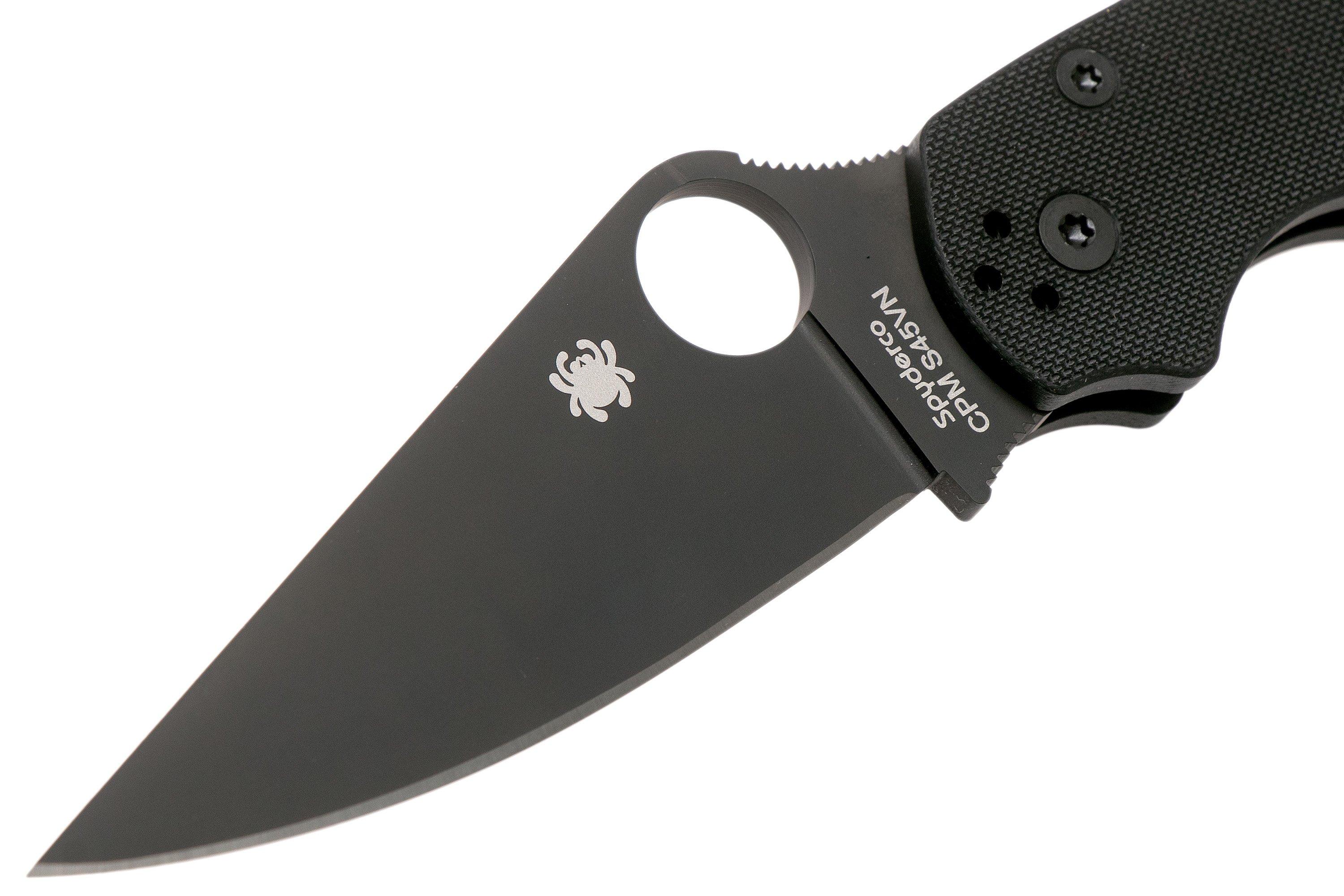 Spyderco Paramilitary 2 Black C81GPBK2 pocket knife Advantageously