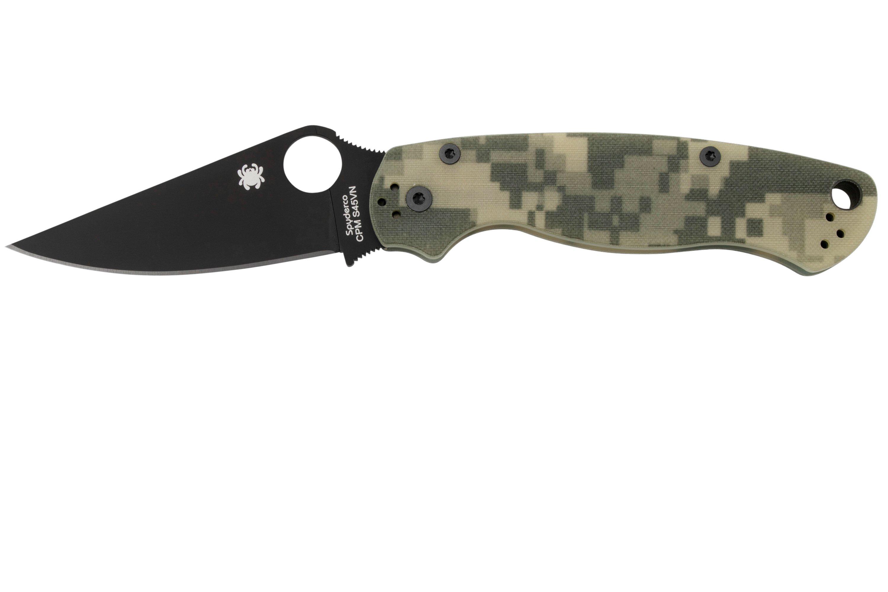 Spyderco Paramilitary 2 C81GPCMOBK2 Taschenmesser, camo/schwarz