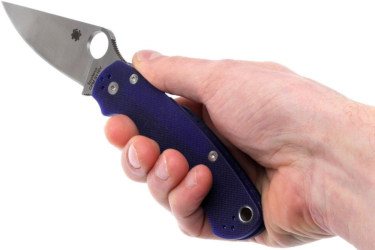 Spyderco Paramilitary 2 S110V Dark Blue C81GPDBL2 pocket knife