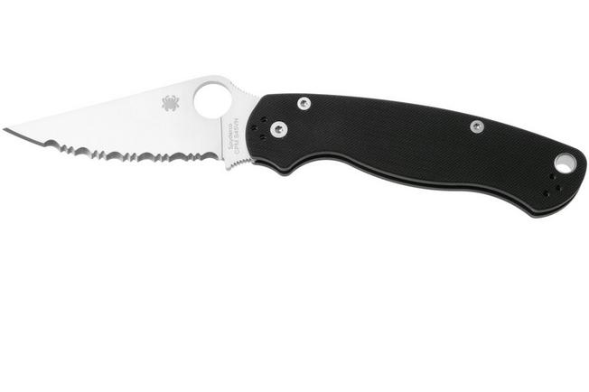 Obraz dla Nóż składany Spyderco Paramilitary 2 C81GS2, ostrze ząbkowane
