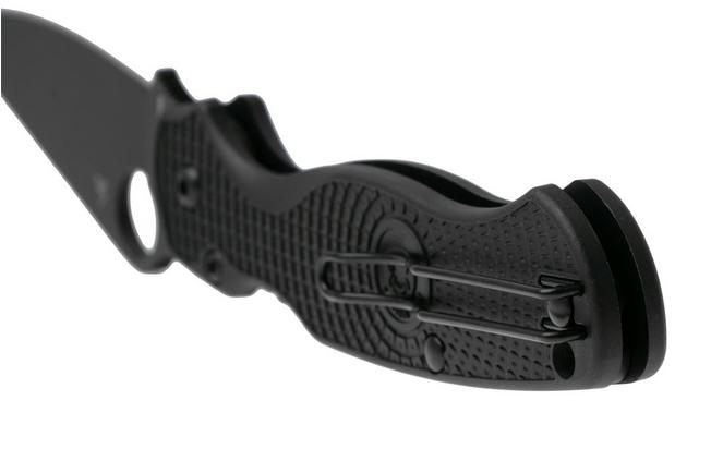 Afbeelding voor Spyderco Paramilitary 2 Lightweight Black C81PBBK2 Black FRN, Black DLC CTS-BD1N, zakmes