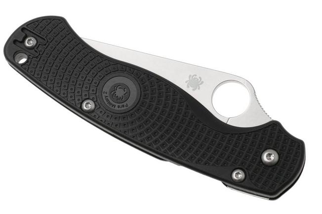 Afbeelding voor Spyderco Paramilitary 2 Lightweight C81PBK2 Black FRN, CTS-BD1N, zakmes