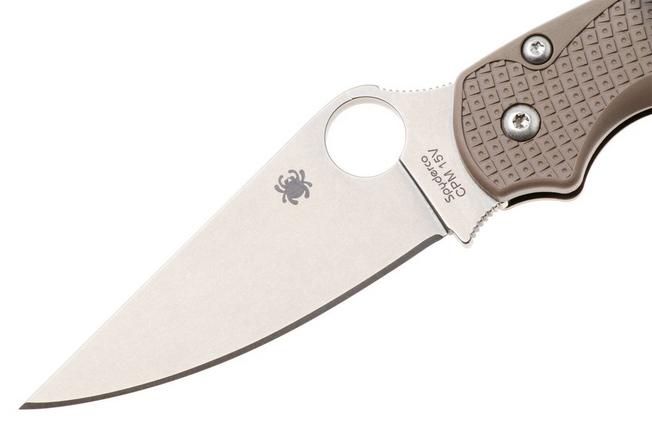 Imagen para Spyderco Paramilitary 2 Lightweight CPM 15V C81PBN15V2 Brown FRN, Sprint Run navaja