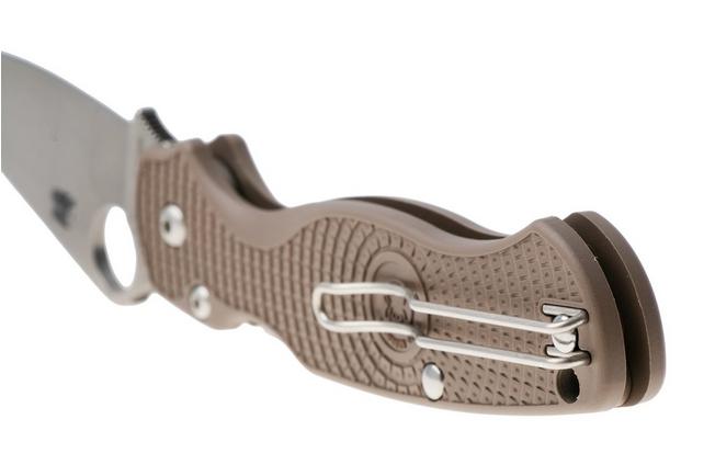 Imagen para Spyderco Paramilitary 2 Lightweight CPM 15V C81PBN15V2 Brown FRN, Sprint Run navaja
