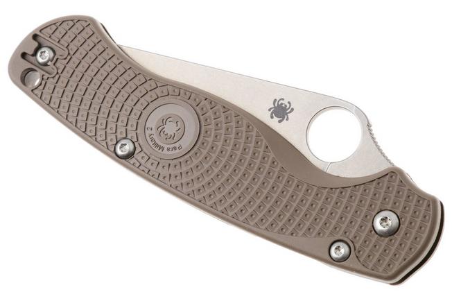 Imagen para Spyderco Paramilitary 2 Lightweight CPM 15V C81PBN15V2 Brown FRN, Sprint Run navaja