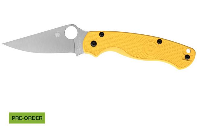 Obraz dla Nóż składany Spyderco Paramilitary 2 Lightweight Salt CPM MagnaCut C81PYL2 Yellow FRN