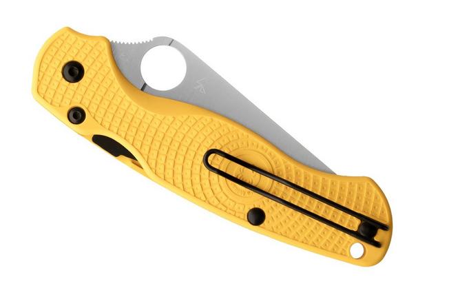 Obraz dla Nóż składany Spyderco Paramilitary 2 Lightweight Salt CPM MagnaCut C81PYL2 Yellow FRN