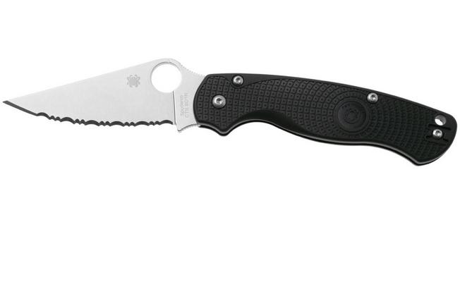 Bild für Spyderco Paramilitary 2 Lightweight C81SBK2 Black FRN, CTS-BD1N, Taschenmesser mit Wellenschliff
