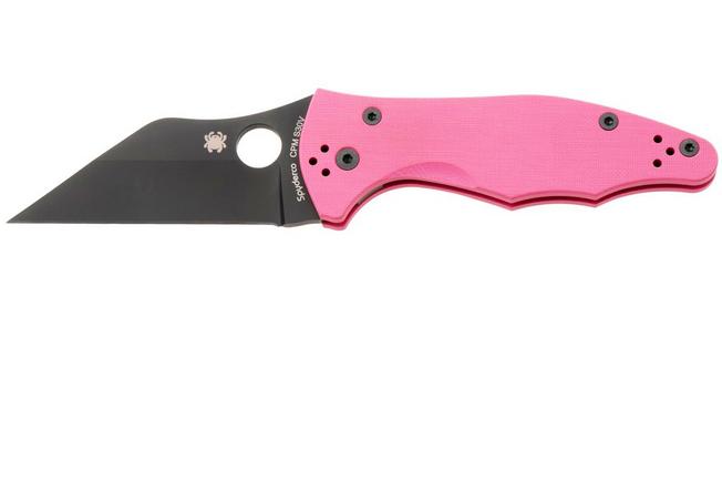 Bild für Spyderco Yojimbo 2 C85GPNBKP2, Living Beyond Breast Cancer Sprint Run, Black CPM S30V, Pink G-10 Taschenmesser, Michael Janich Design
