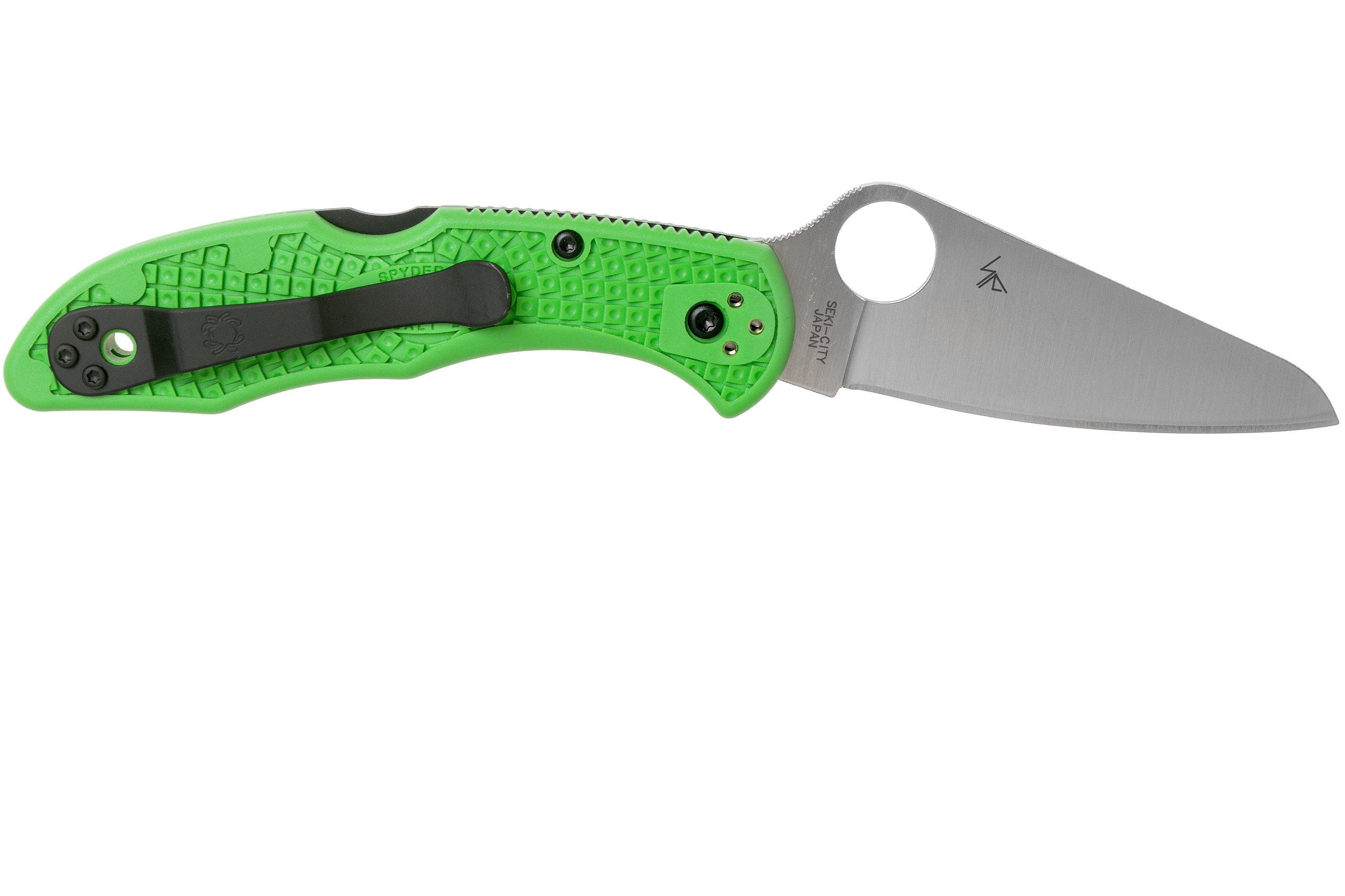Spyderco Salt 2 Green LC200N C88FPGR2 pocket knife Advantageously