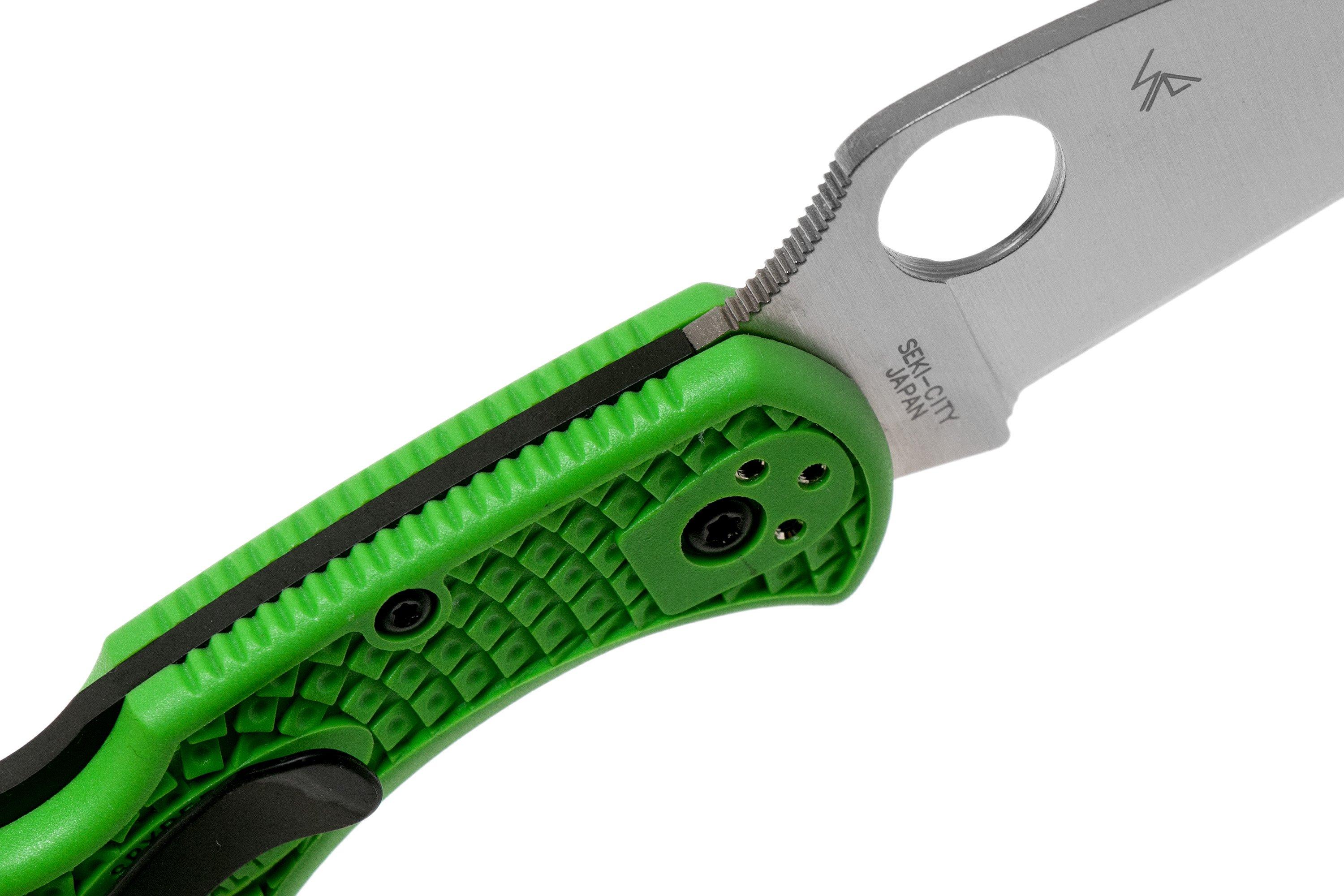 Spyderco Salt 2 Green Wharncliffe LC200N C88FPWCGR2 pocket knife Advantageously shopping at
