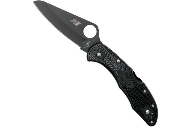 Image for Spyderco C88PBBK2 Salt 2, plain edge, black