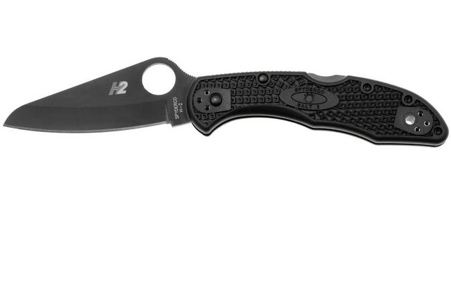Image for Spyderco C88PBBK2 Salt 2, plain edge, black