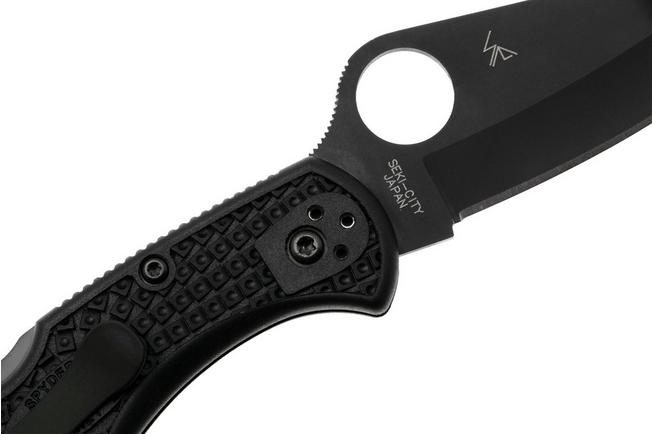 Image for Spyderco C88PBBK2 Salt 2, plain edge, black