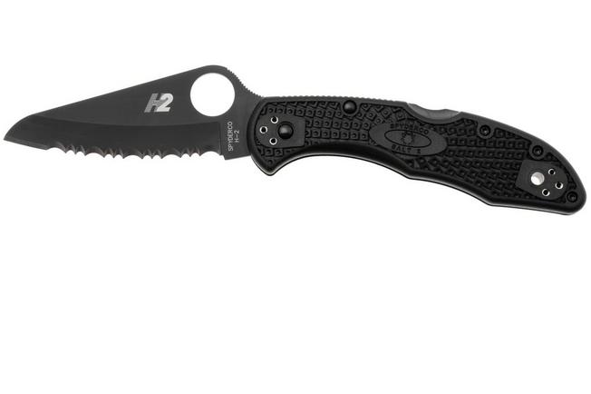 Image for Spyderco C88SBBK2 Salt 2, serrated, black