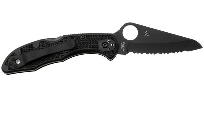 Image for Spyderco C88SBBK2 Salt 2, serrated, black