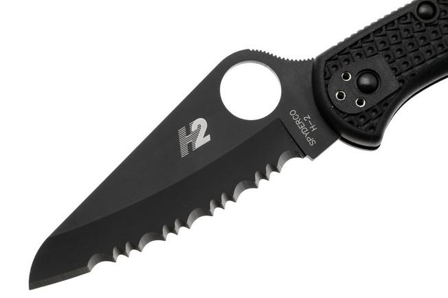 Image for Spyderco C88SBBK2 Salt 2, serrated, black