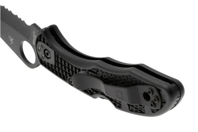 Image for Spyderco C88SBBK2 Salt 2, serrated, black