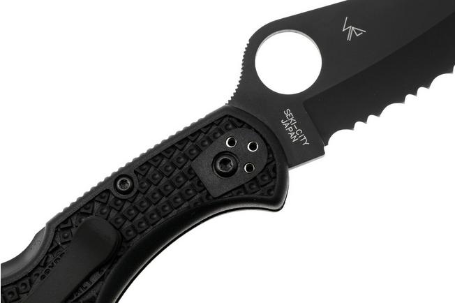 Image for Spyderco C88SBBK2 Salt 2, serrated, black