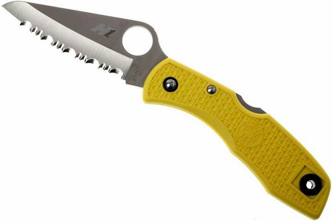 Image for Spyderco C88 Salt I, Spyder edge, yellow