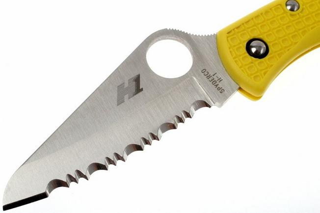 Image for Spyderco C88 Salt I, Spyder edge, yellow